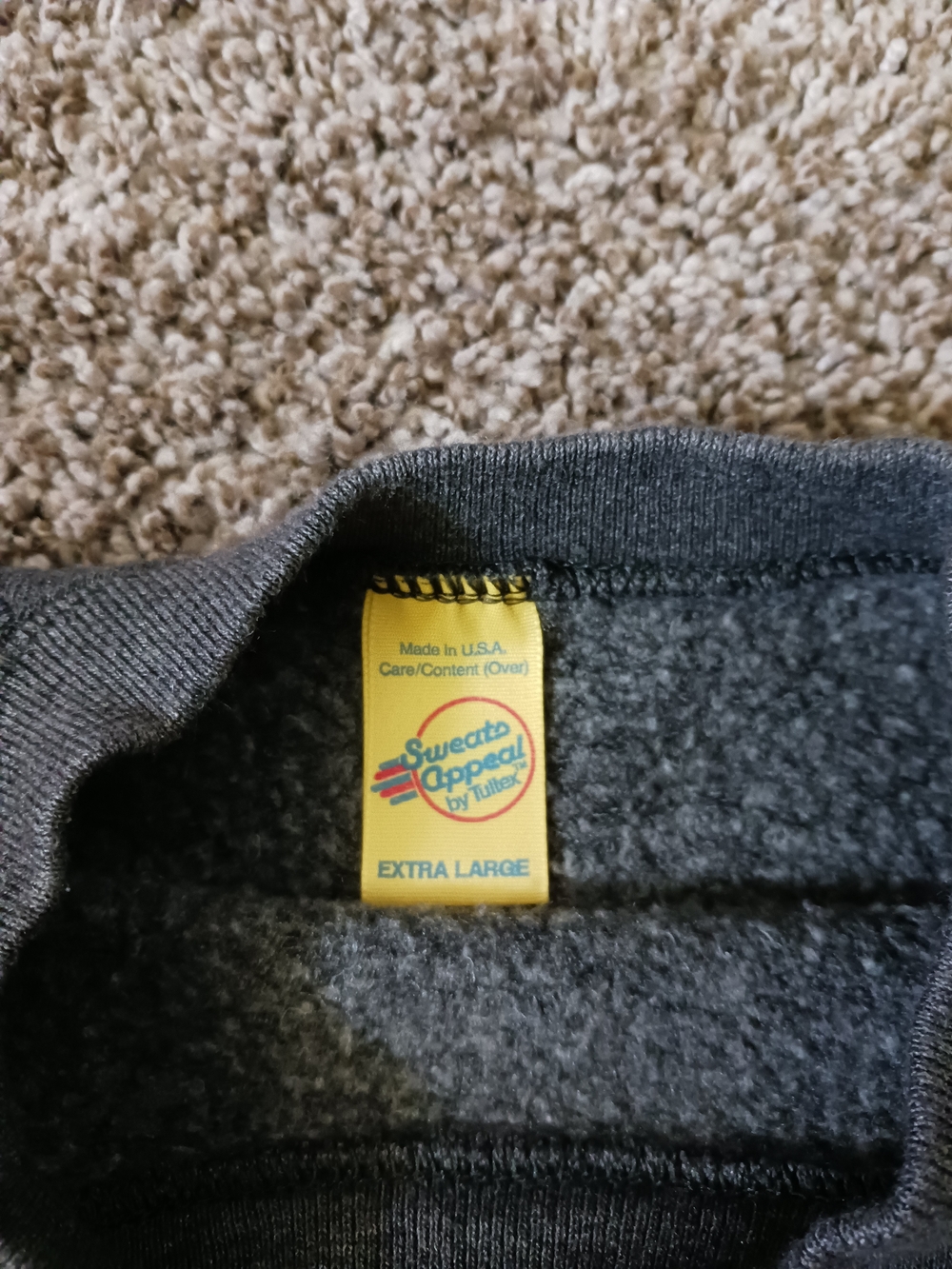 Vintage Sweats Appeal By Tultex Men’s Crewneck Sweatshirt XL